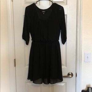 By & By Black Peasant Top Dress